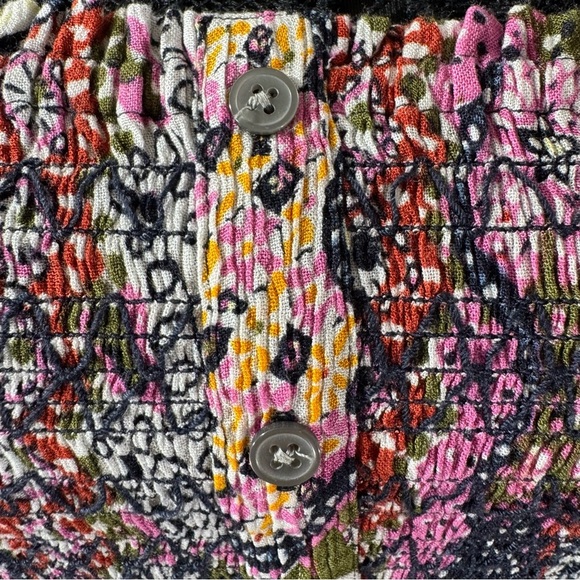 Loft floral smocked maxi dress NWT - Picture 5 of 13